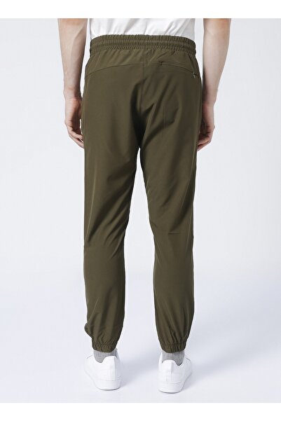 Aeropostale E-8318 Elastic Standard Fit Straight Khaki Men's Chino Pants