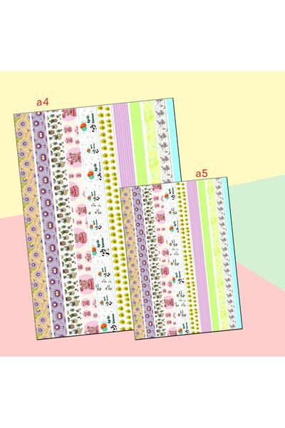 Fatofotofan Desenli Sticker Bant 2'li Set