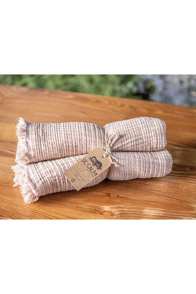 Be'Calm look Calm" Special Woven Seamless 4 Layer Muslin Cover 120x120