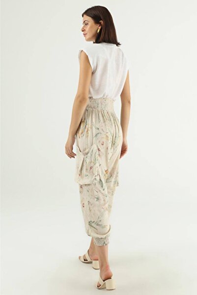 St boutique Çiçek Desenli Şalvar