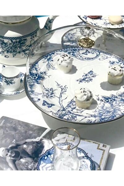 Miss Betty صينية كيك زرقاء مقاس 30 سم