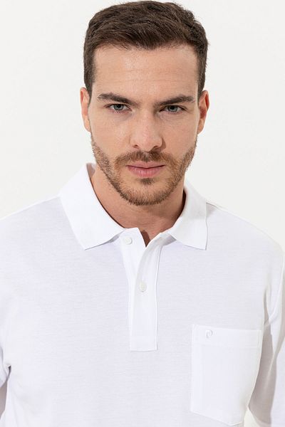 Pierre Cardin Ανδρικό λευκό μπλουζάκι Basic G021SZ011.000.1370051.VR013