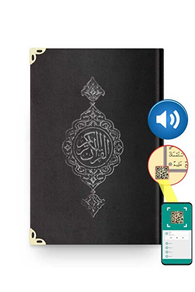 Hayrat Neşriyat Çanta Boy Kadife Kur'an-ı Kerim (Siyah, Yaldızlı, Mühürlü)