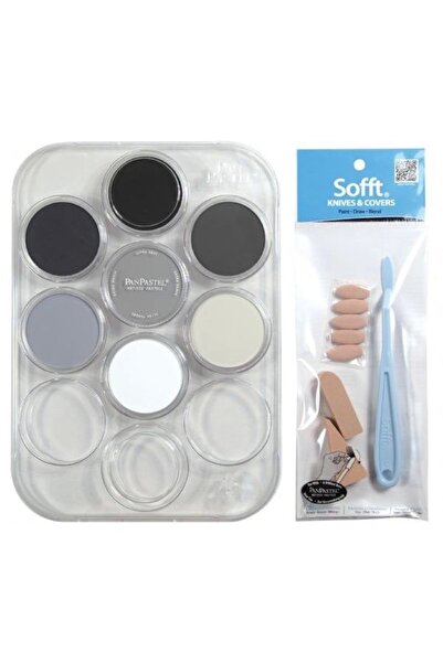 Panpastel Weathering Kit Grey, Grime & Soot 7 Colors + Accessory