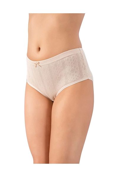 LÜXDRM 5 Pieces 1stQuality Made from 100% Cotton Threads. Large Size. Jacquard High Waist Women's Panties