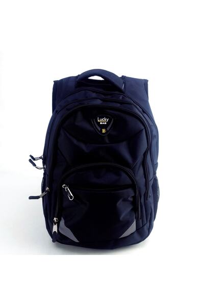 LUCKY BAG Μαύρο Νεανικό Δημοτικό Σχολείο Γυμνάσιο Μαθητικό Σχολείο και καθημερινή τσάντα