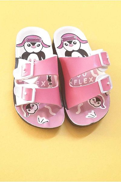 çeçen giyim Παντόφλες πόρπης για κορίτσια Penguin