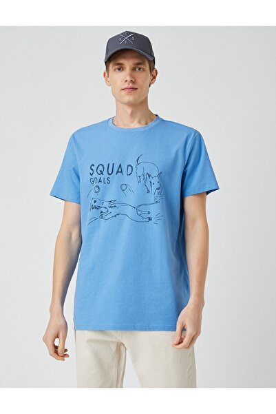 Koton Μπλουζάκι με στάμπα σκύλου