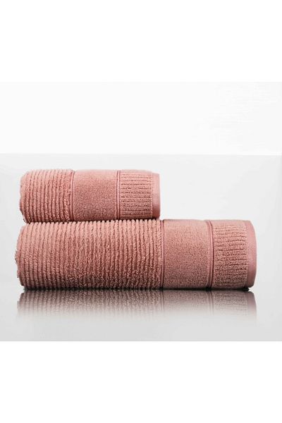 Green Black Cotton 80x150cm Bath Towel - Eliza Powder