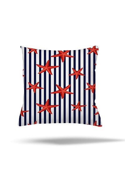 linazaitun Ethnic Patterned Geometric Striped Hidden Zipper Pillow Case