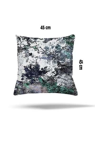 linazaitun Tie-Dye Tranziție de culoare Model etnic Față de pernă ascunsă cu fermoar Husă de pernă pentru scaun Față de pernă