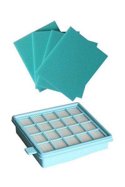 Popüler Philips Beko Bks 5534f - Compatible Hepa Filter and Sponge Chamber Set of 4