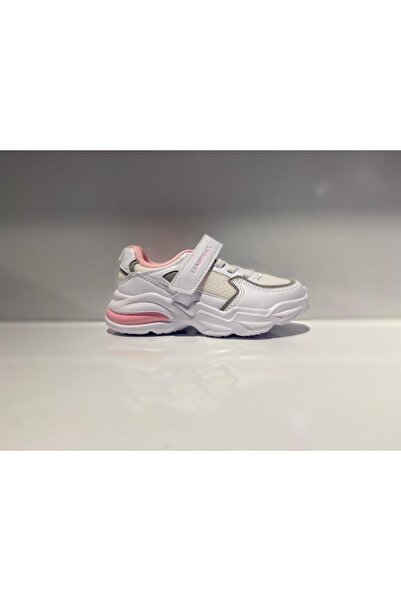 lumberjack Beyaz - Cyrus Kız Çocuk Yürüyüş Sneaker Pembe Ayakkabı