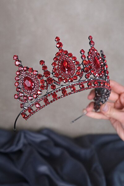 Bontex Γυναικείο αξεσουάρ μαλλιών Ahly Damla Νυφικό στέμμα χέννας με κρυστάλλ...