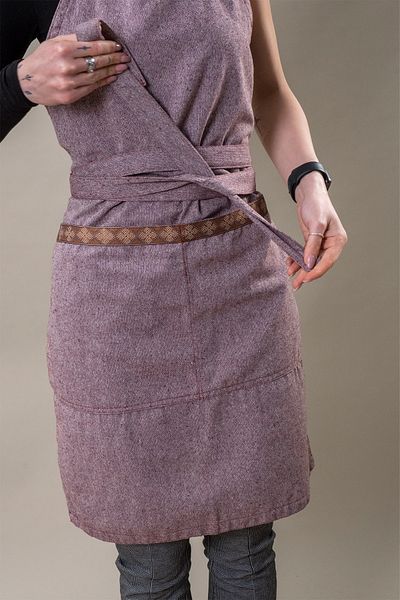 vivamaison Claret Red Cook, Waiter, Chef, Kitchen Apron with Cotton Border