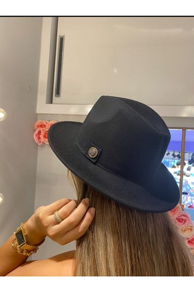 Madame Blue Shoes Cowboy Panama Hat