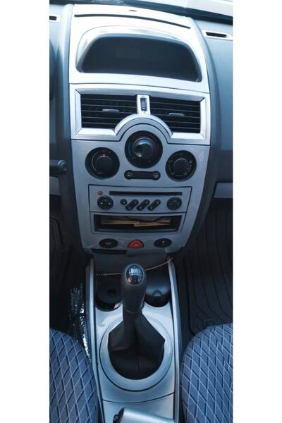 Genel Markalar EMR GARAGE Renault Megane 2 Konsol/Maun Kaplama Super Set Gümüş Gri