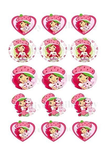 hediyehobihersey طباعة الفراولة الصالحة للأكل، طباعة الكيك والبسكويت، ورق صالح للأكل