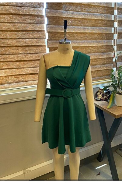 Secret Passion Lingerie Μίνι φόρεμα βραδινό φόρεμα και φόρεμα αποφοίτησης με ελαστική υφασμάτινη ζώνη κατάδυσης με έναν ώμο 582093   691