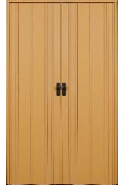 ERİKMANN Akordiyon Pvc Kapı - 177 X 235 Renkli Camsız Çift Açılım