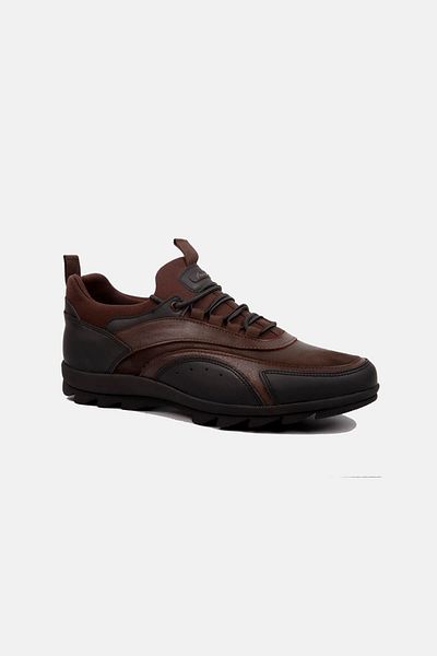 MARCOMEN Brown Black Genuine Leather Soft Sole Daily Casual Men's Shoes -281505-14110
