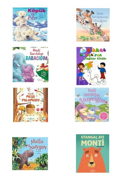 TÜRKİYE İŞ BANKASI KÜLTÜR YAYINLARI 8'li Ilk Okuma Kitaplarım - Iş Bankası Ta...