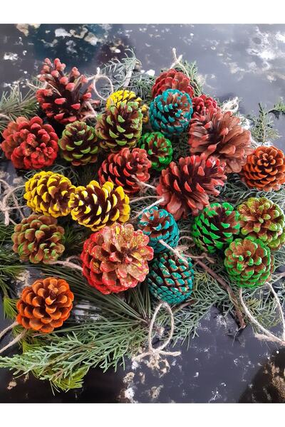 sfs elektrik Christmas Ornament Pinecone Pine Tree String Hanging Ornament Co...