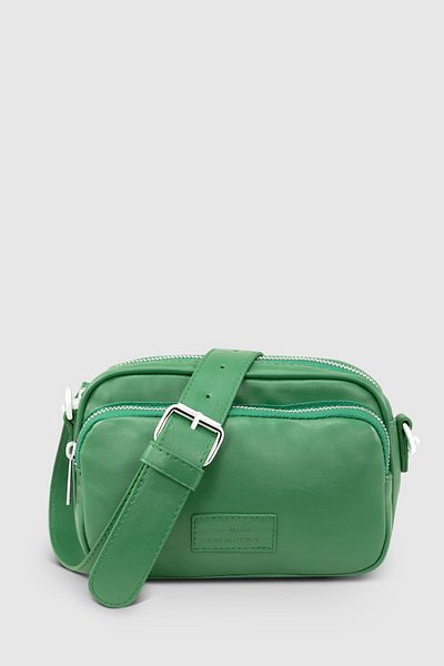 Housebags Γυναικεία Nova Green Multi Pocket Ρυθμιζόμενη τσάντα χιαστί