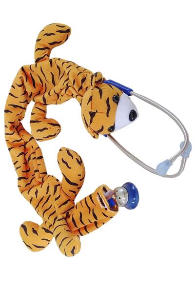 ASLANMEDICAL Steteskop Kılıfı - Pediatrik Kılıf - Çocuk Steteskop Kılıfı Kaplan