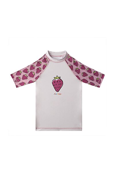 SLIPSTOP Kız Çocuk Pembe Strawberry T-shirt