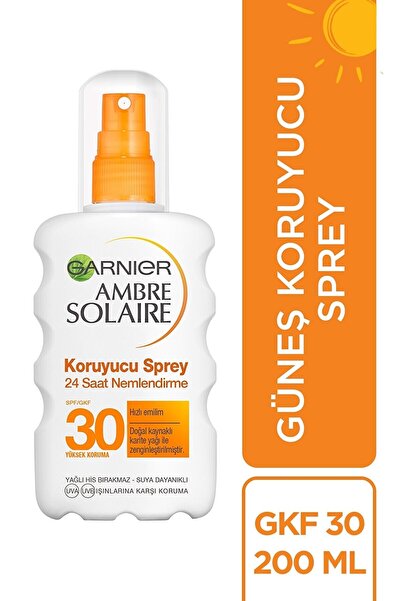 Garnier 200ml Ambre Solaire Güneş Koruyucu Sprey Spf/gkf30