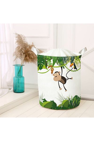 instababyrooms Foldable Felt Multi-Purpose Toy Storage Box Dirty Laundry Picnic Basket