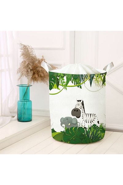 instababyrooms Foldable Felt Multi-Purpose Toy Storage Box Dirty Laundry Picnic Basket