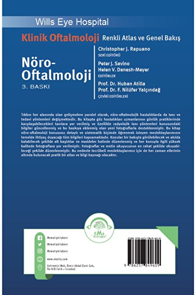 Ema Tıp Kitabevi Klinik Oftalmoloji Renkli Atlas Ve Genel Bakış - Nöro-oftalmoloji