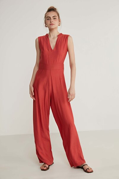 Vitrin Jumpsuit - Rot - Relaxed