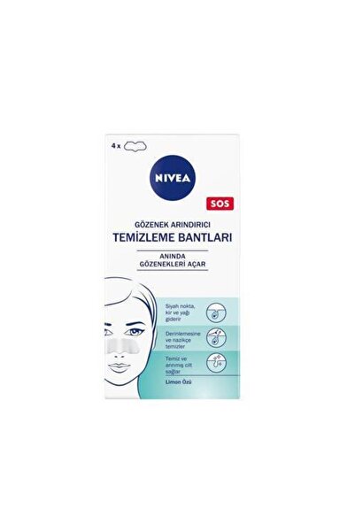 NIVEA Burun Üstü Temizleme Bantları 4lü
