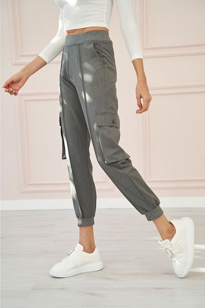 Qu Style بنطلون رياضي نسائي بجيوب