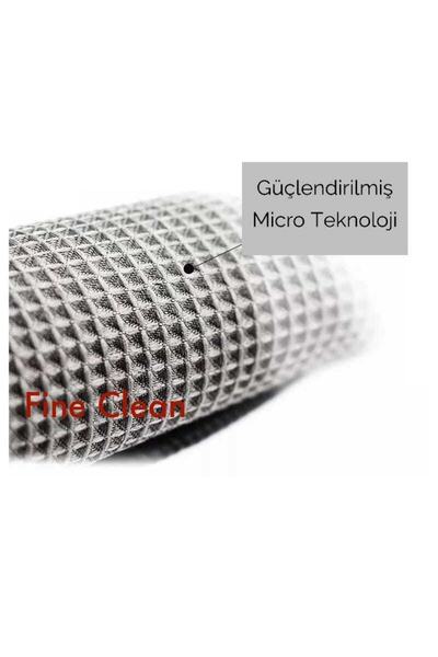 Fine Clean ( 3 Adet ) Büyük Boy Sihirli Mikrofiber Cam Ve Ayna Temizlik Bezi 40*60
