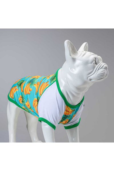Lindodogs Banana Dog T-Shirt Banana Figured Small Breed, Medium Breed, Large Breed Dog T-Shirt