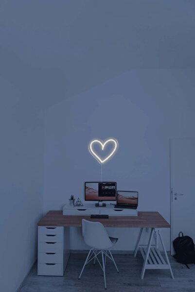 Pleksistore Kalp Neon Led Duvar Aydınlatma