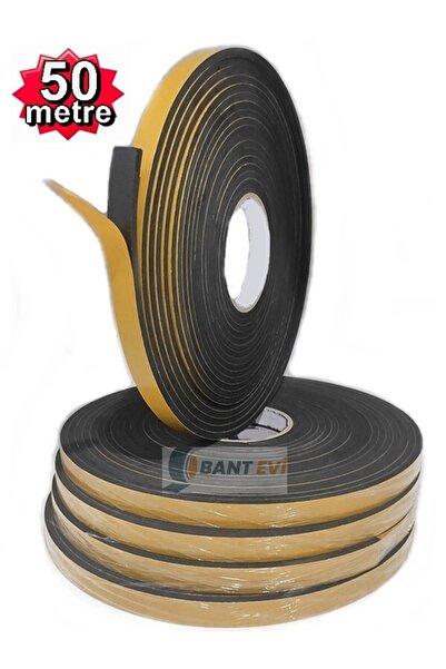 Genel Markalar Eva Neopren Conta 5x15 50metre Kendinden Yapışkanlı Siyah Köpü...