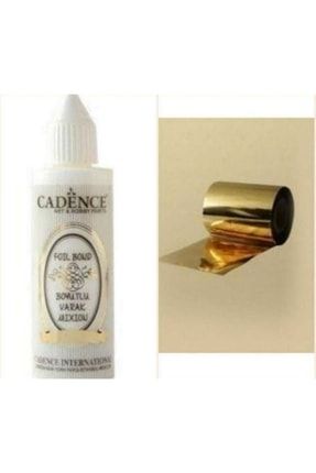 Cadence Ba kent 1 Metre Folyo Varak Alt n 70 Ml Boyutlu Varak
