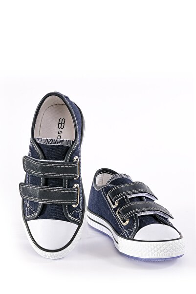 Solo Bag Boys' Orthopedic Supported Navy Blue Lighted Casual Sports Shoes