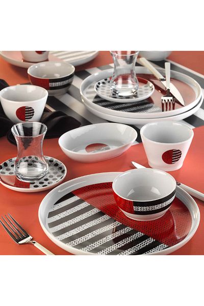 Kütahya Porselen Mood 30 Piece Breakfast Set - 12065