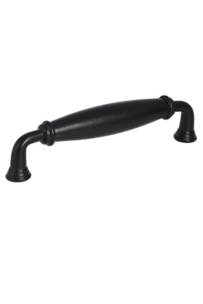Porcellana Perla Porselen Kulp Dolap Çekmece Mobilya Mutfak Çocuk Kulbu Yakut 96mm(9,6CM)-mat Siyah-stk1623