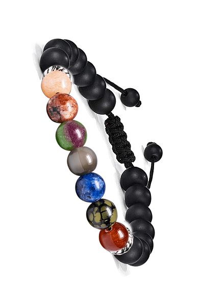 Tesbih Atölyesi Calcite Coral Jade Maternity Bracelet - Agate Lapis Onyx Natural Stone