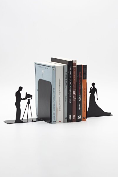 Evay Metal Μεταλλική θήκη βιβλίων με κάμερα και μοντέλο φιγούρας