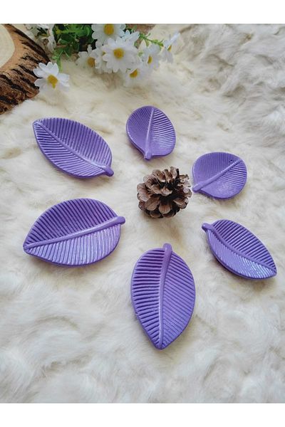 yuselaticaret Coffee Serving Set of 6 Leaf Designed Dragee Dispensers
