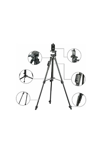 NEEPHO Bluetooth Uzaktan Kumandalı 125 Cm Yunteng 5208 Tripod Taşıma Çantalı ...