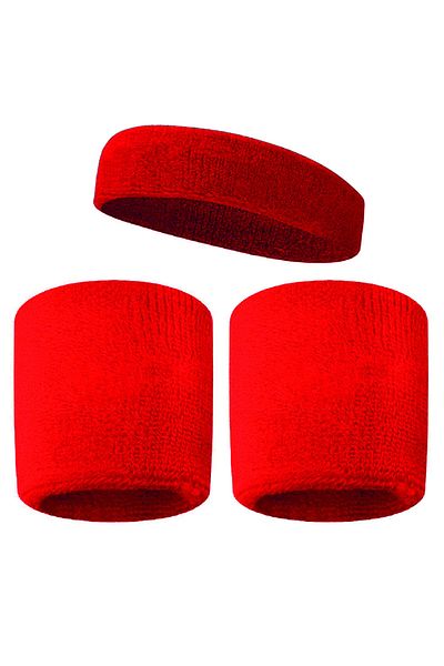 GAZELMANYA Towel Sweat Headband Athlete Hair Band And 2 Towel Wristbands Fitness Football Yoga Hair Band And Wristbands